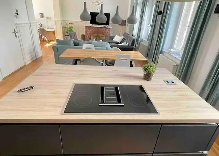 Jugendstil-appartement Mit Terrasse Und Balkon * ジークブルク